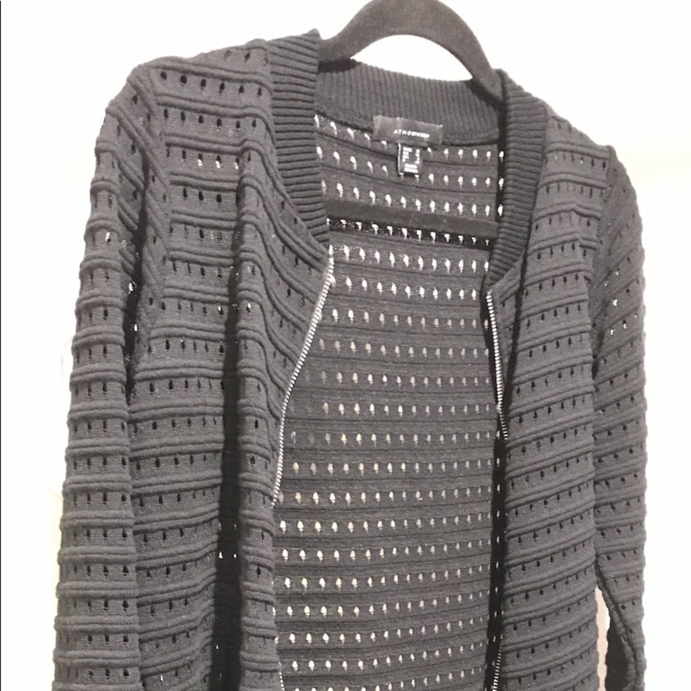 Black Atmosphere zip up sweater
