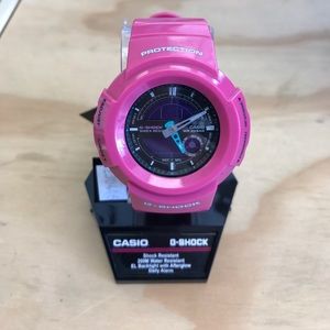 pink G shock casio watch