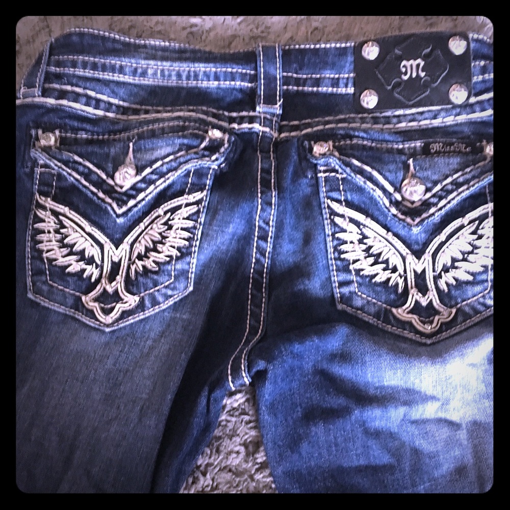 Miss Me Jeans Cross Pockets