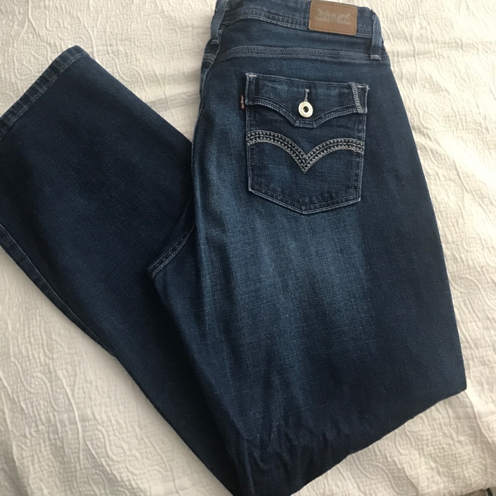 Levi's curvy boot cut jeans