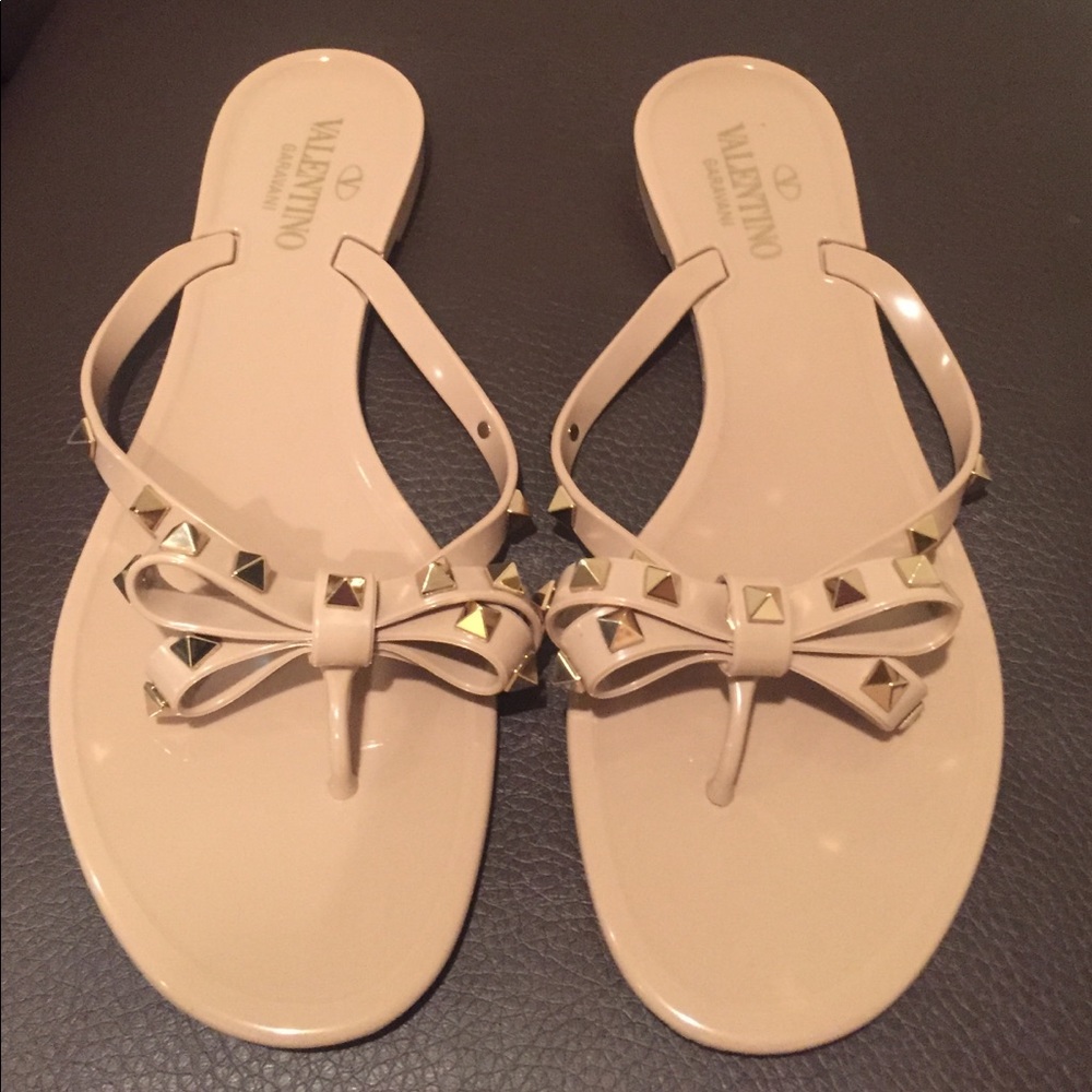 Authentic Valentino Rockstud Jelly Sandals Size 41