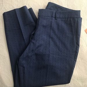 Blue ankle pants