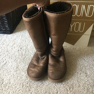 Bronze Metallic UGG boots