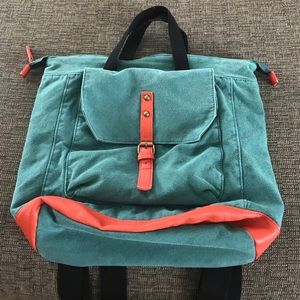 Canvas back pack
