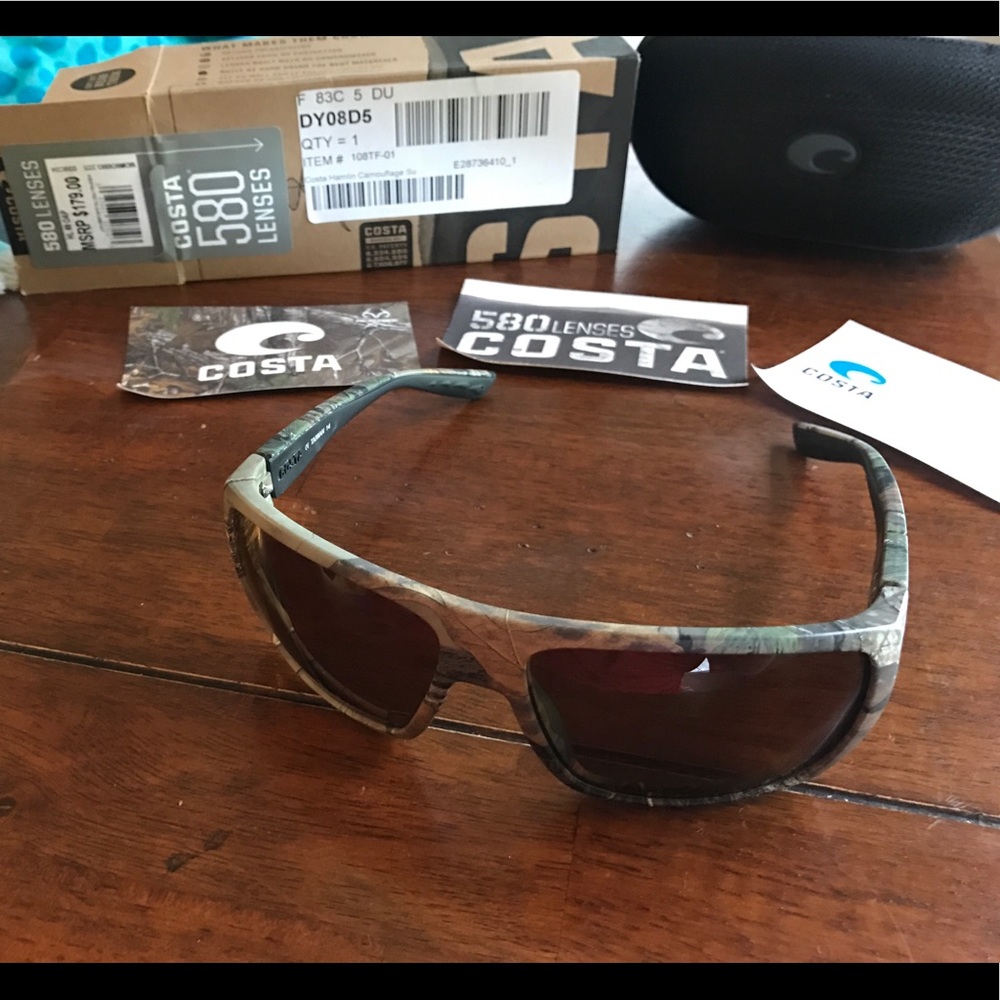 Costa Del Mar Hamlin 580P in Realtree/Amber Lens.