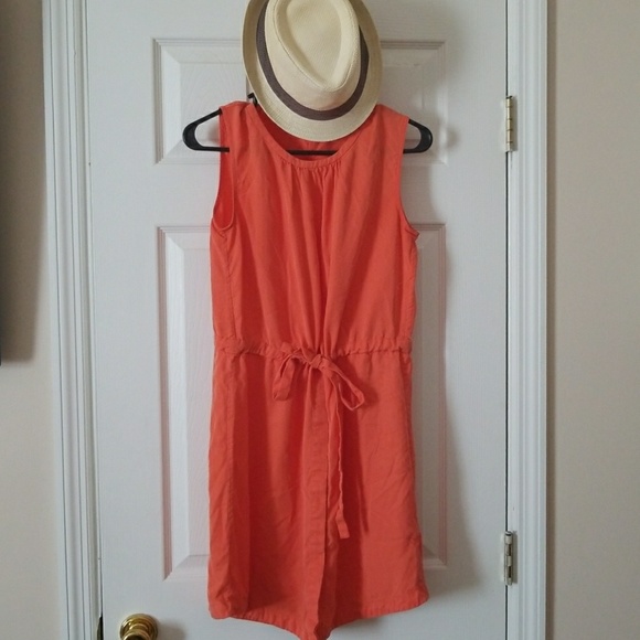 GAP Dresses & Skirts - THE GAP BRIGHT ORANGE/SALMON COLOR TANK DRESS!