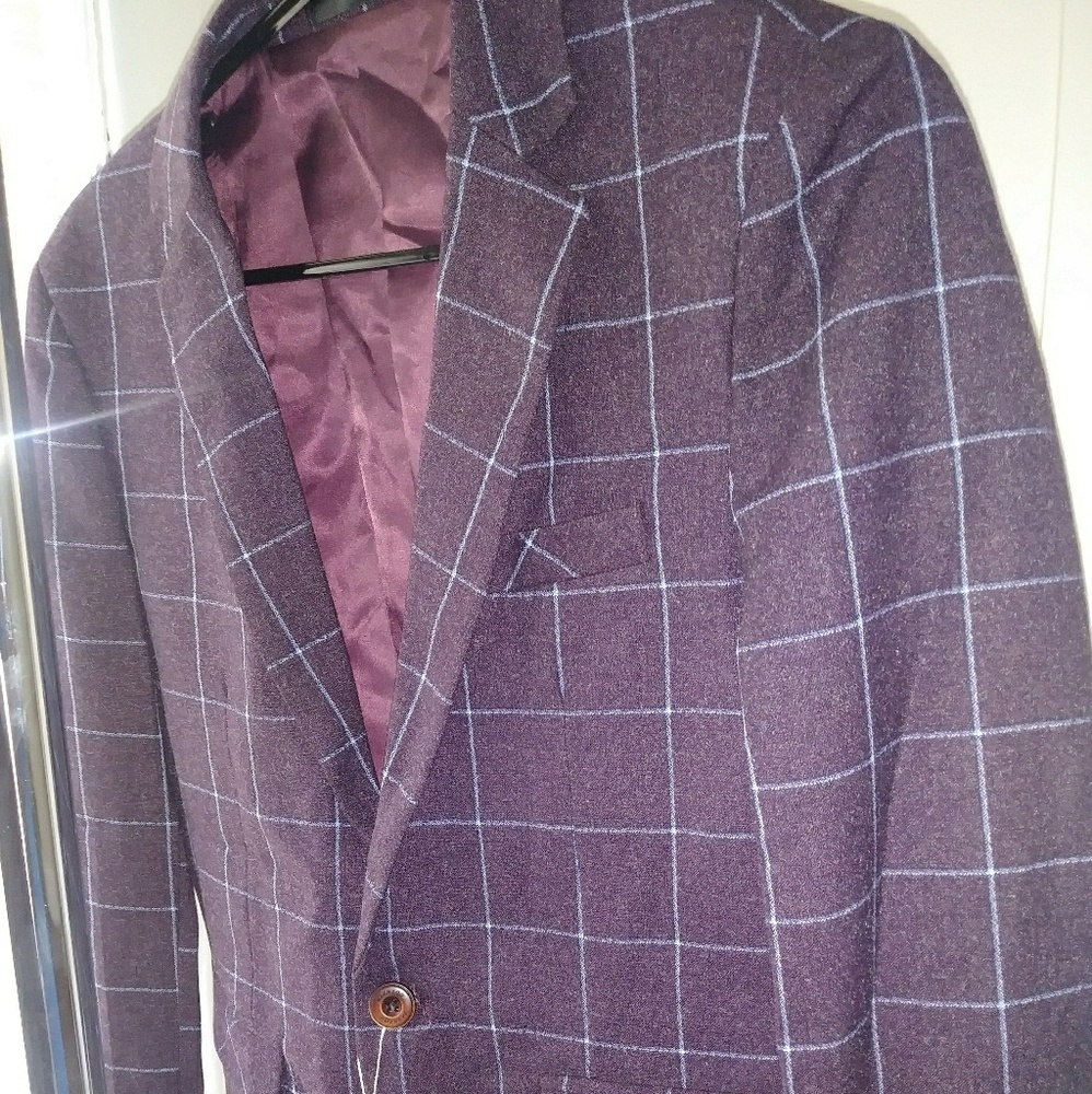 Two purple brand new blazers mens