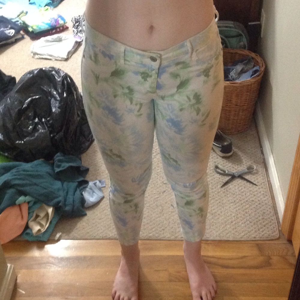 Abercrombie & Fitch patterned skinny Jeans