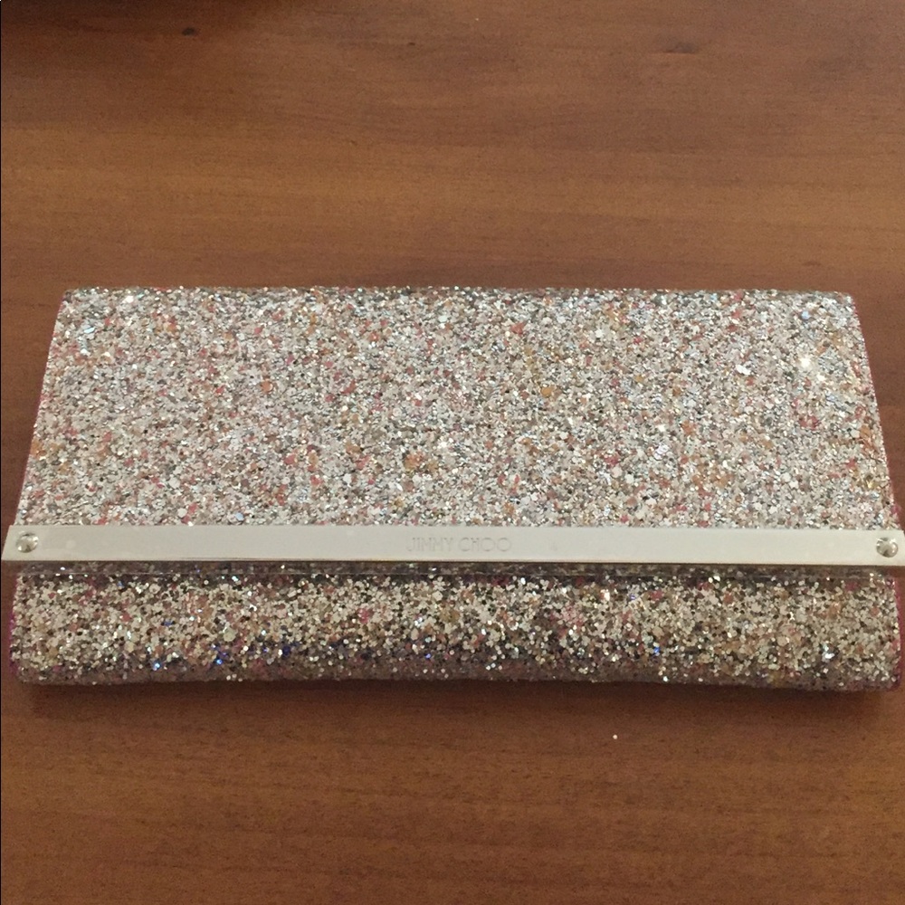 Authentic Jimmy Choo 'Milla' Glitter Bag *Special*
