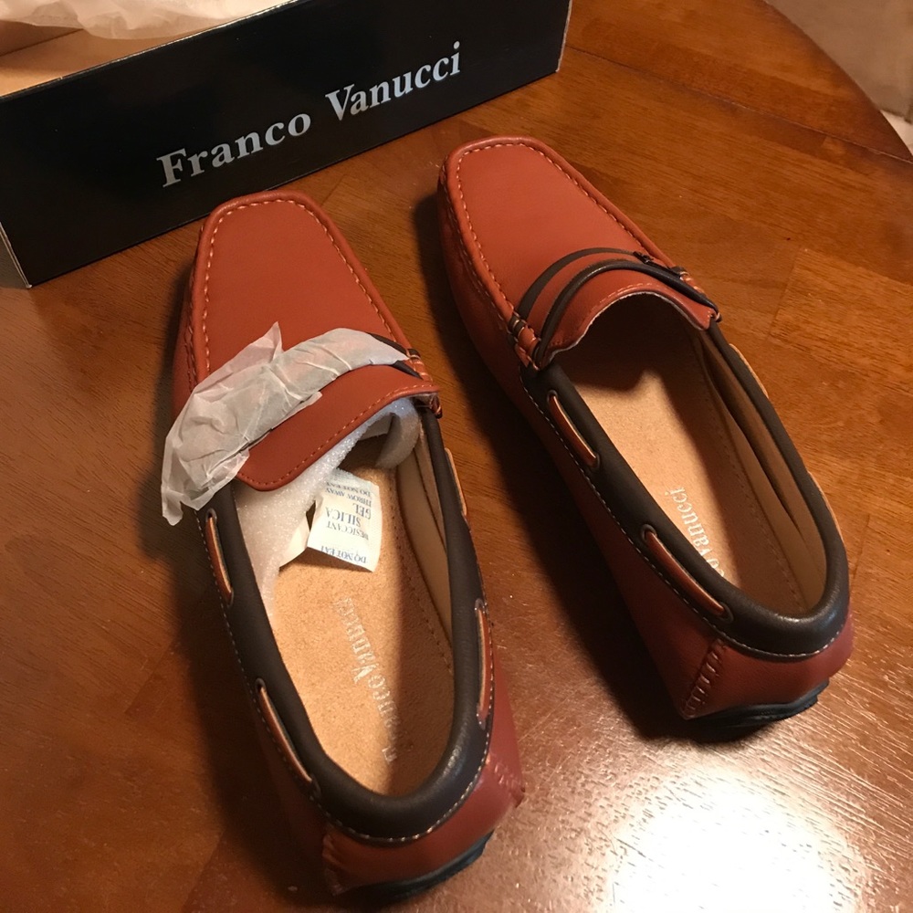 Tan brown loafers