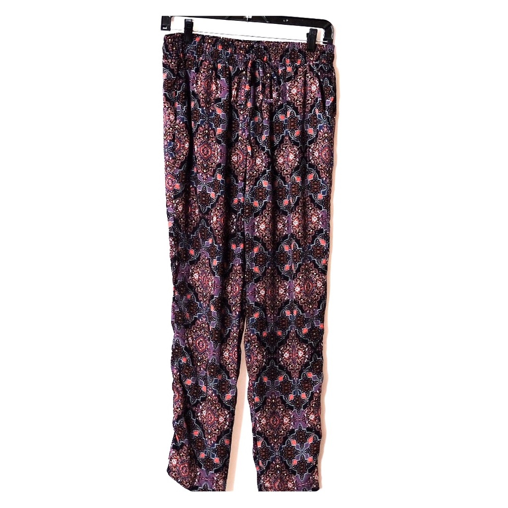 Patterned jogger style pant