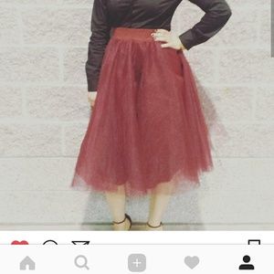 Tulle skirt
