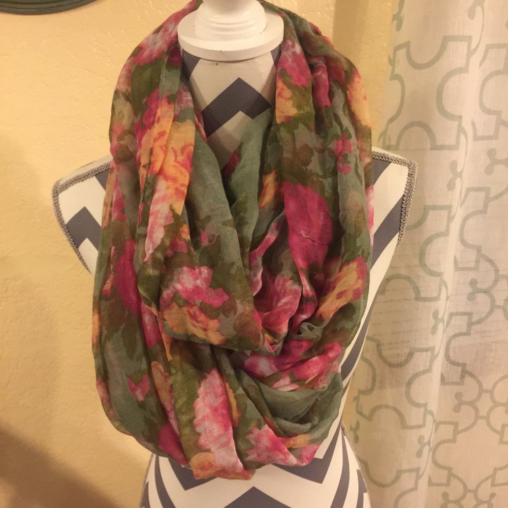 Floral scarf