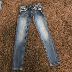 Miss me skinny jeans size 7 girls