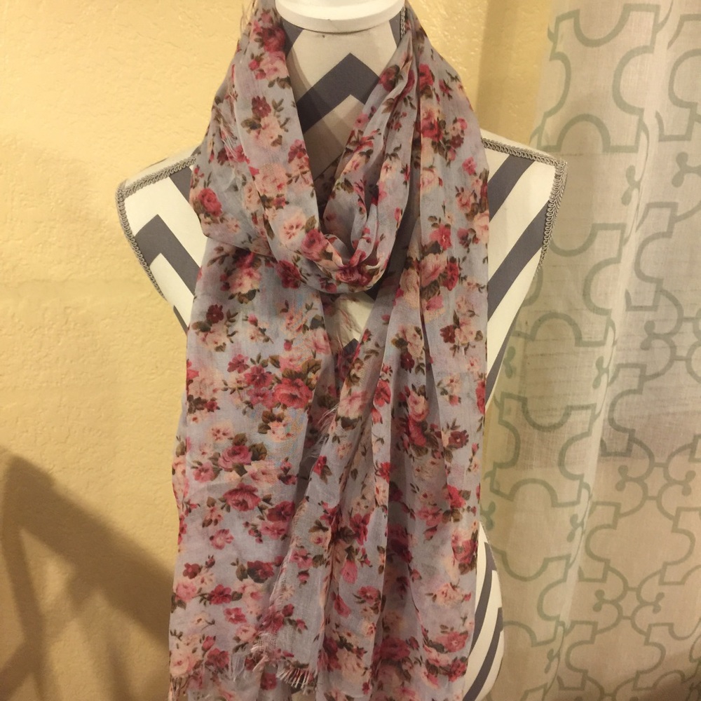 Floral scarf