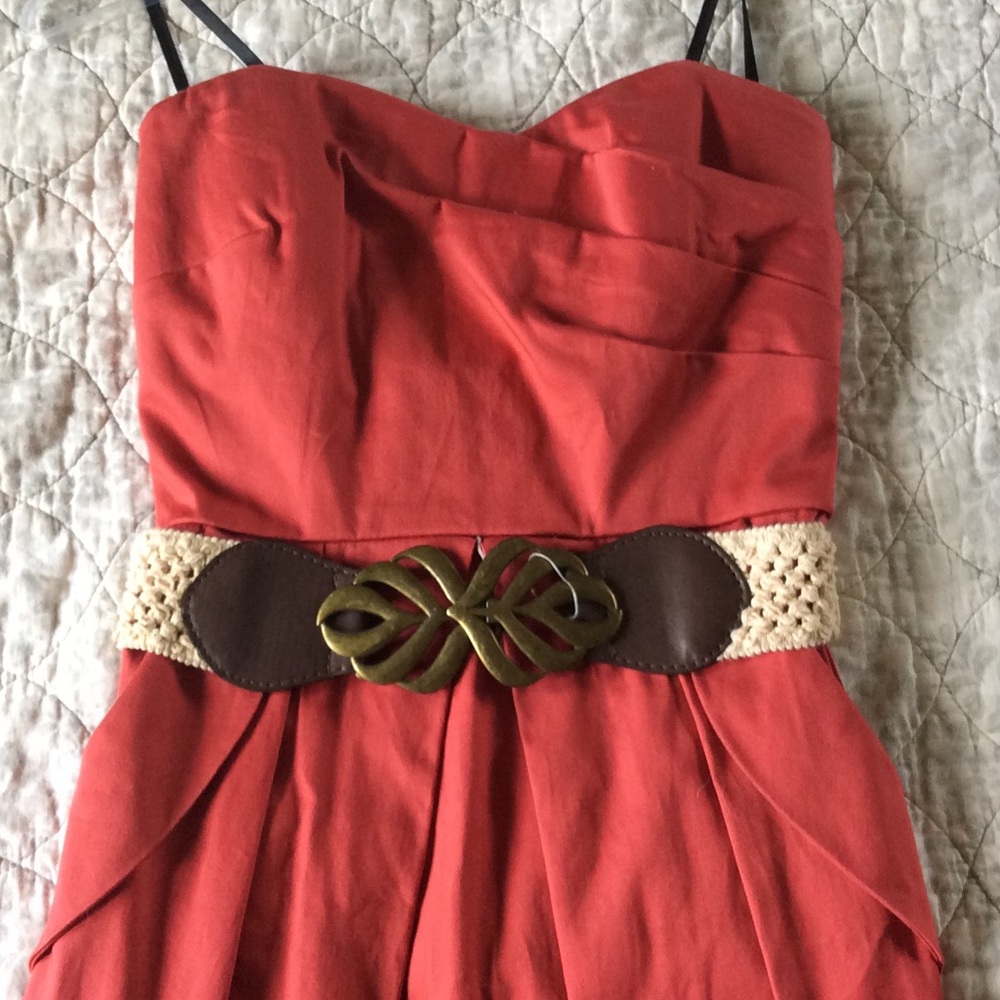 Summer strapless dress