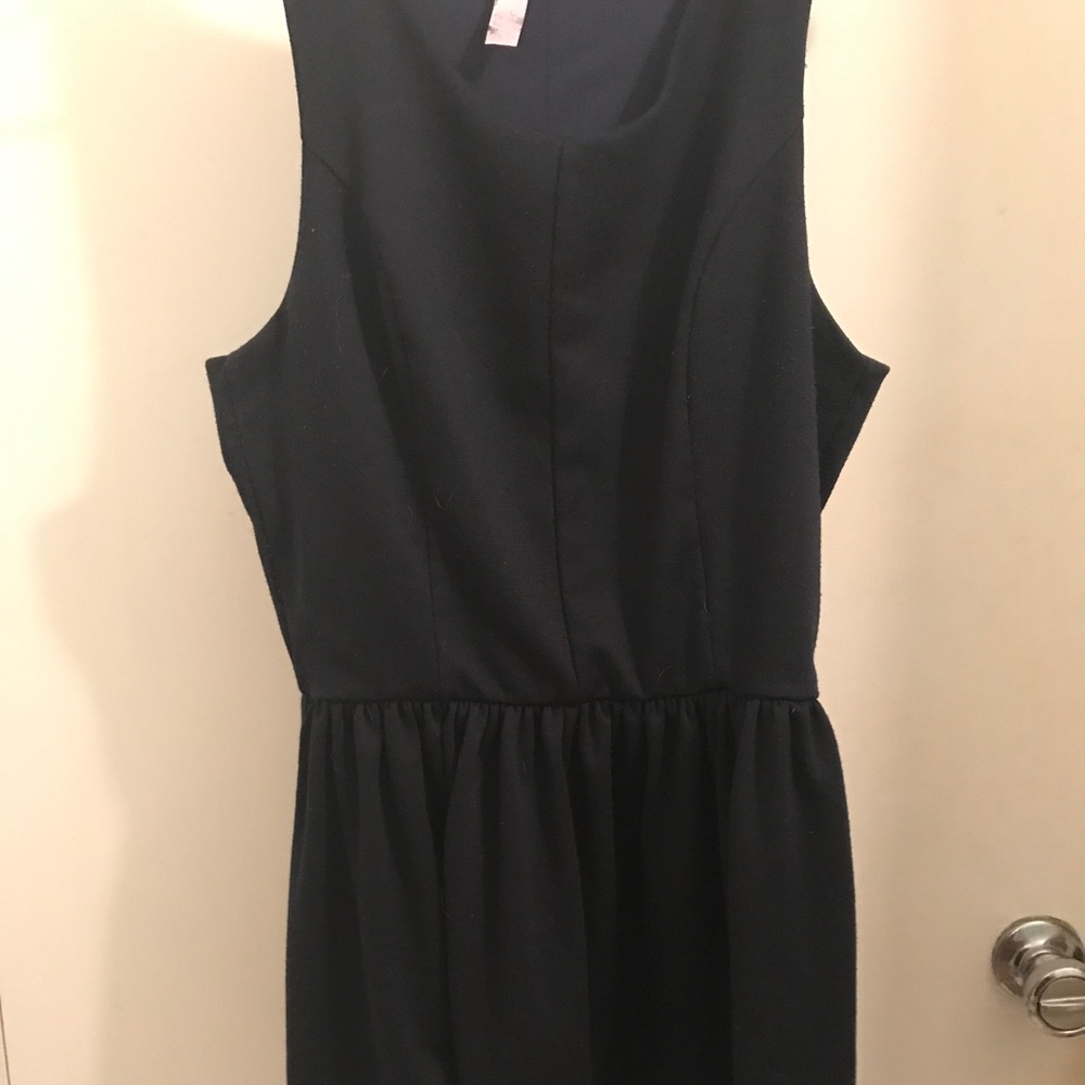 Navy with Lace Detail Party Dress