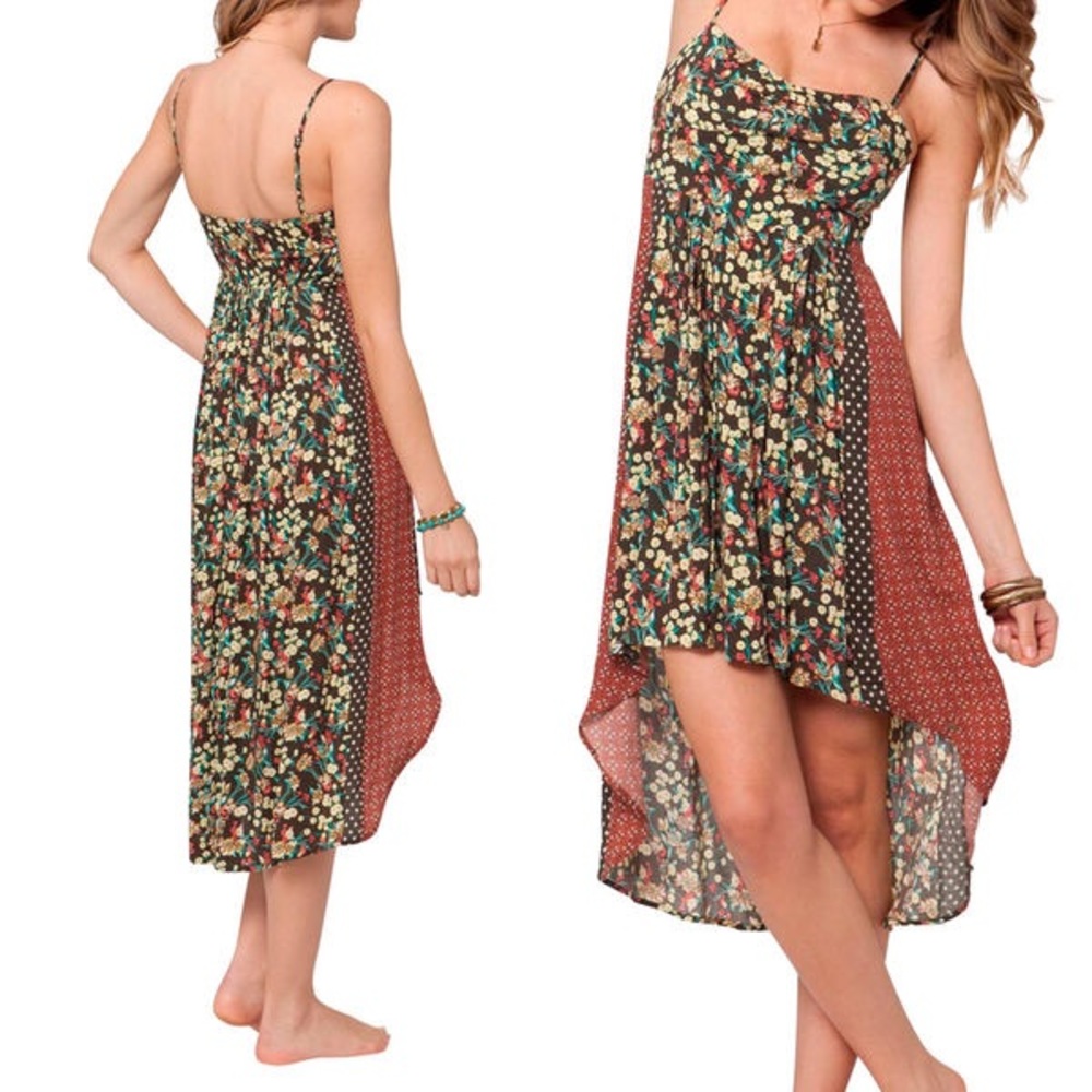 NWT O'Neill kari high low dress
