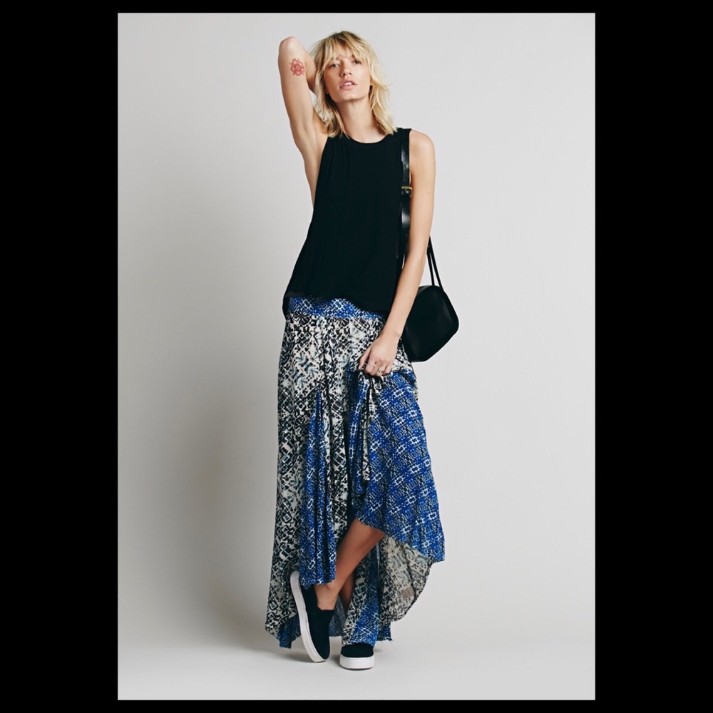 Free People Show You Off Maxi, Ivory Combo, Sz S