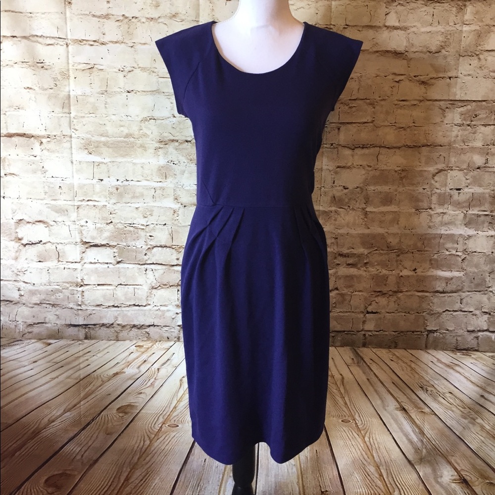 Banana Republic Purple fitted dress size 6