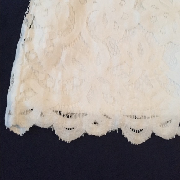 White Lace Halter Romper- Love Reign by As U Wish - Picture 3 of 3