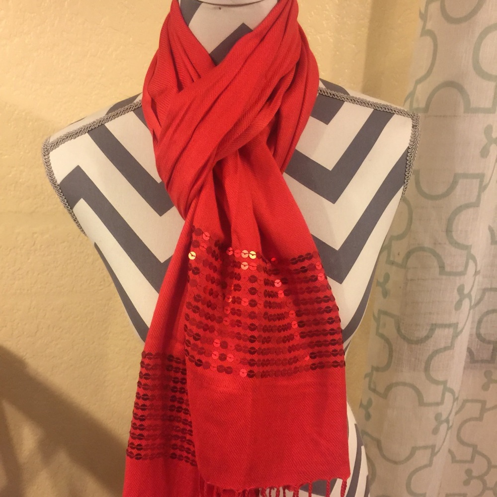 Red scarf