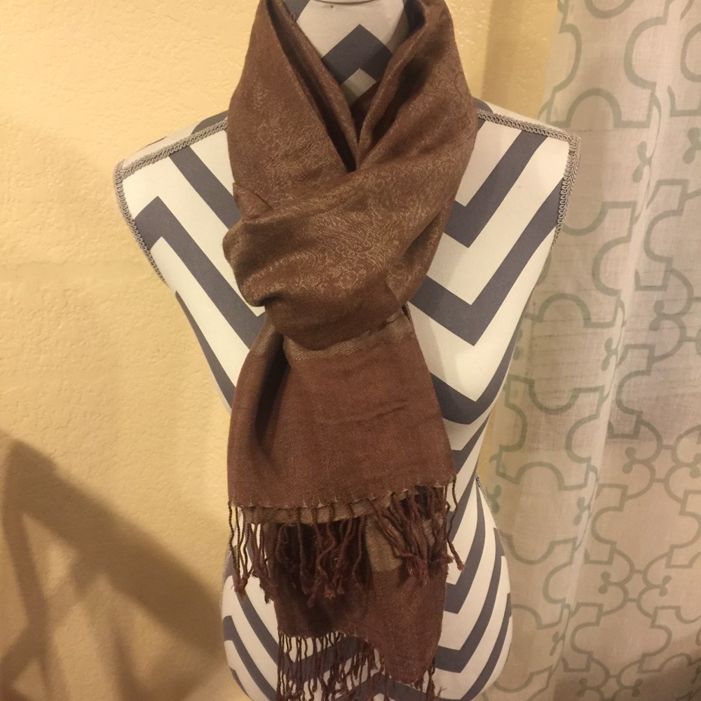 Brown pashmina