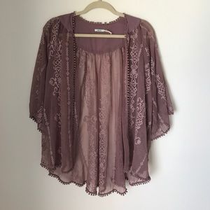 urban outfitters XS lavender kimono