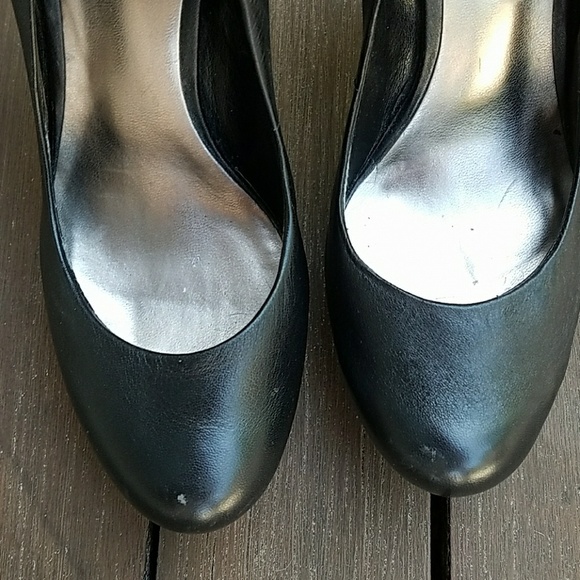 $5⭐️ Black Guess Pumps Shoes High Heels Size 8 - Picture 5 of 8