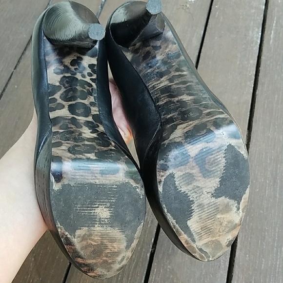 $5⭐️ Black Guess Pumps Shoes High Heels Size 8 - Picture 7 of 8