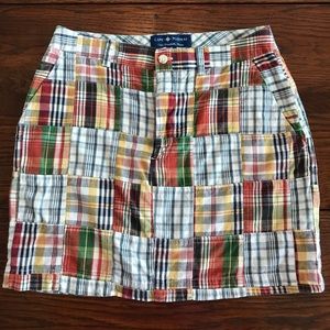 Cape Madras patchwork skirt