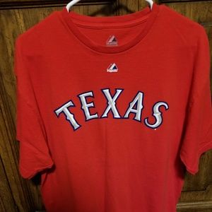 Texas Rangers Red MLB Shirt