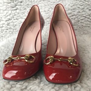 GUCCI - Red Patent Leather Pumps (36.5 eu /6.5 us)