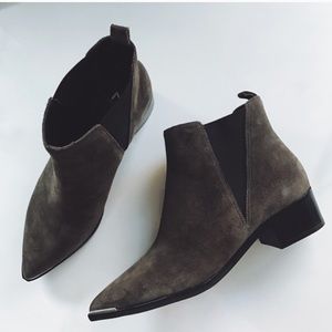 Marc Fisher Grey Booties