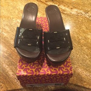 Tory Burch wedge heels. Size 9