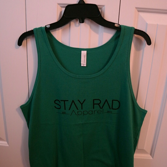 Stay Rad Medium Unisex Kelly Tank - Picture 3 of 3