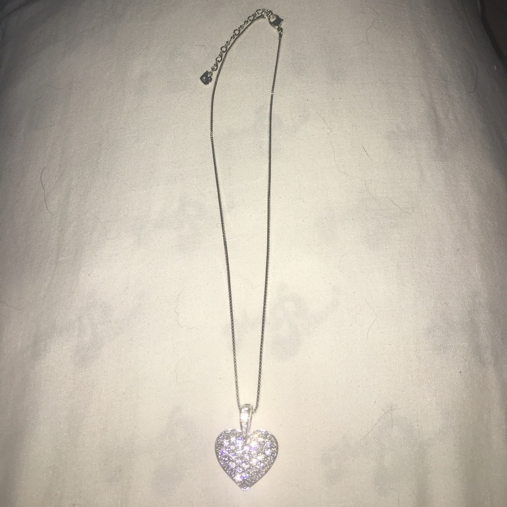Swarovski crystal heart pendant