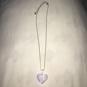 Swarovski crystal heart pendant