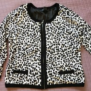 Leopard print sweater