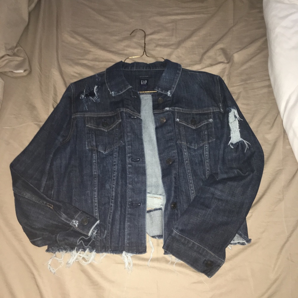 Dark jean jacket