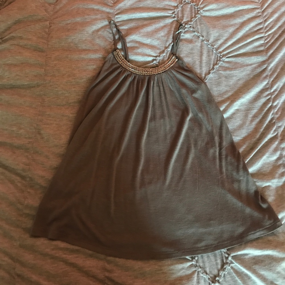 Candie's Sparkly Collar Tank-Top