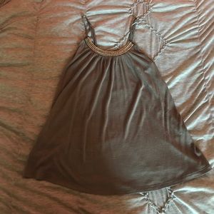 Candie's Sparkly Collar Tank-Top