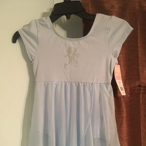 Girls freestyle/Danskin leotard w/ attached skirt