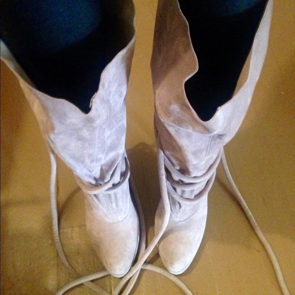 Missoni suede tie up boots * 39