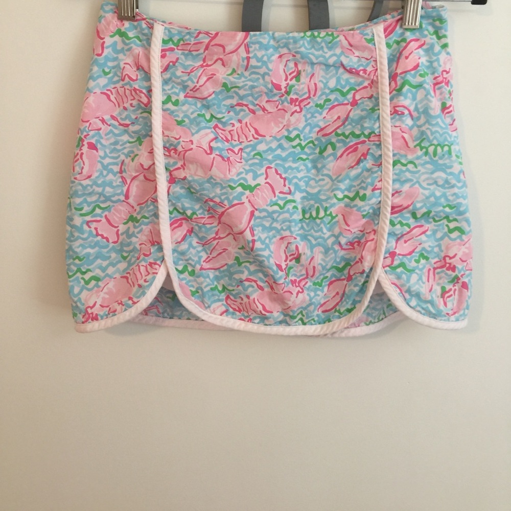 Lilly Pulitzer Lobstah Roll Cala Skort/Skirt 0