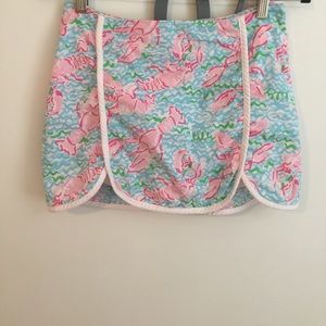 Lilly Pulitzer Lobstah Roll Cala Skort/Skirt 0