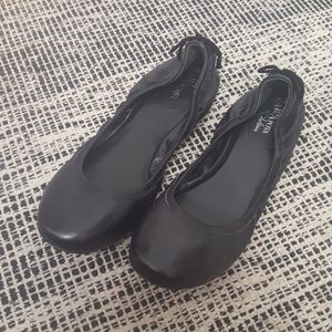 Maria Sharapova by Cole Haan Black leather flats