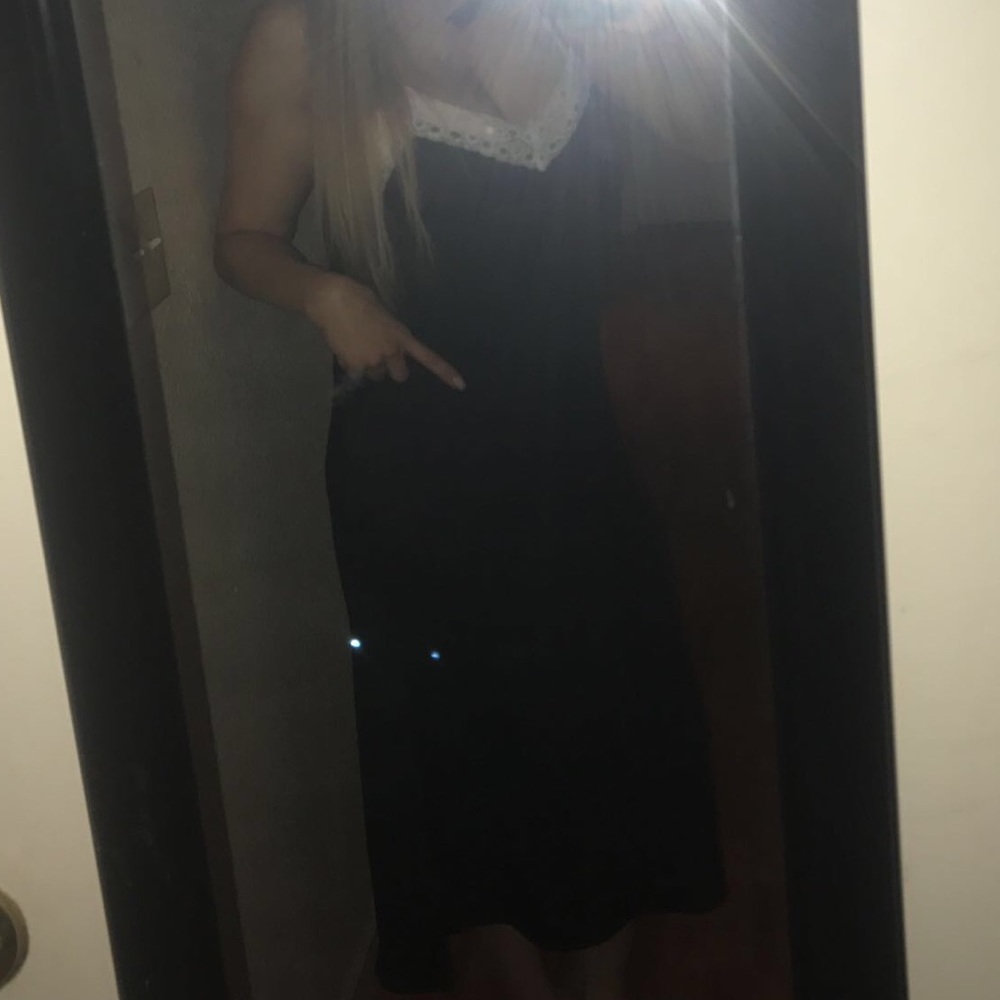 💥NEW💥black silky dress - Picture 7 of 8