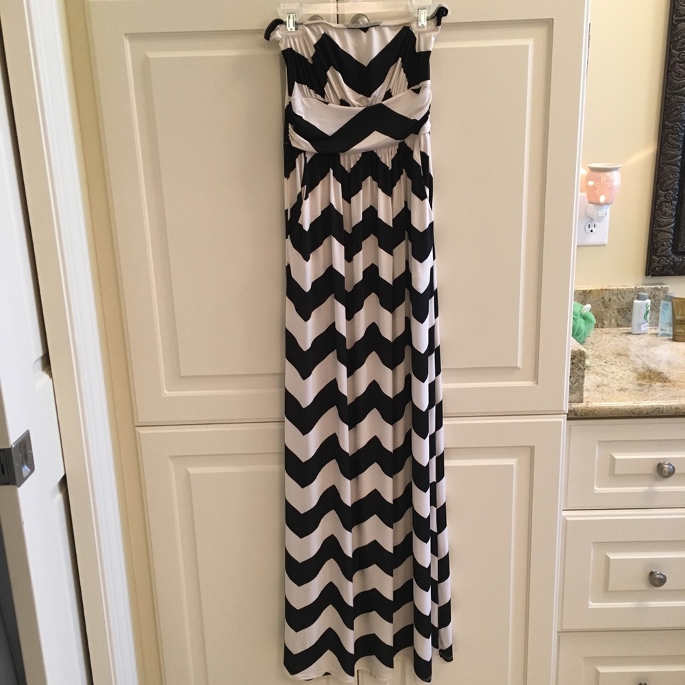 Chevron Maxi Dress