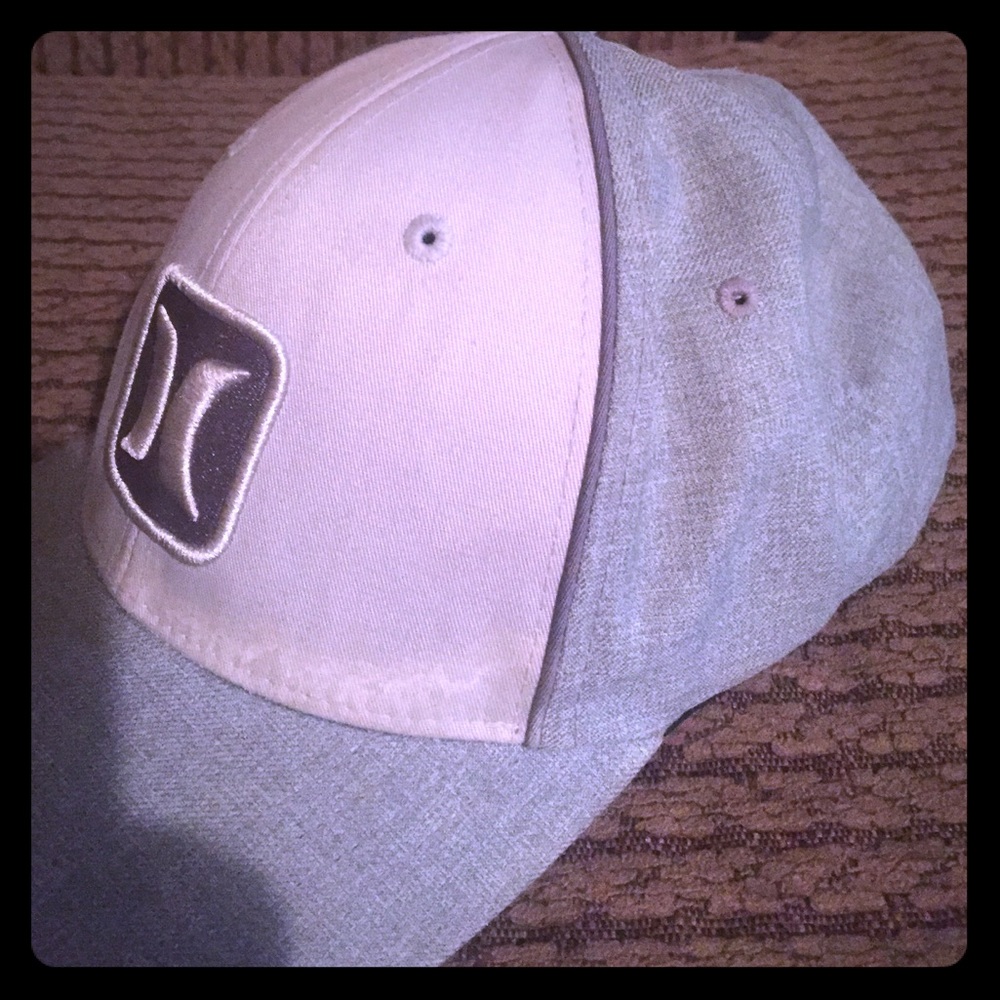 Boys Hurley Hat Gray fitted flex fit